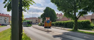 Två bilar i krock på Carlavägen
