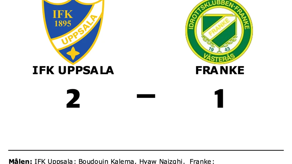 IFK Uppsala vann mot Franke