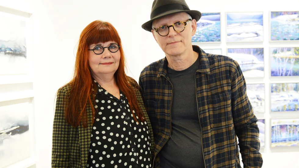 Monica Öhman och Leif Å Larsson har gemensam utställning på Galleri Lindberg i Luleå med vernissage den 2 oktober.