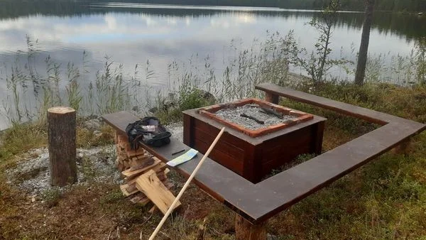 Eldplats vid Kierats.