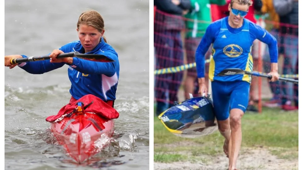 Melina Andersson och Joakim Lindberg har kört färdigt i maraton-VM för den här gången. 