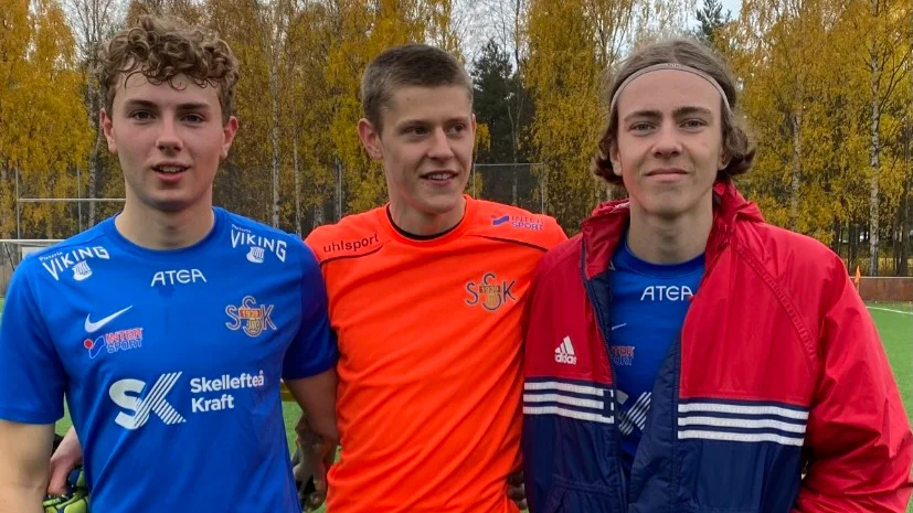 Ruben Smith, Ceasar Lindblom och Jonathan Hultin.