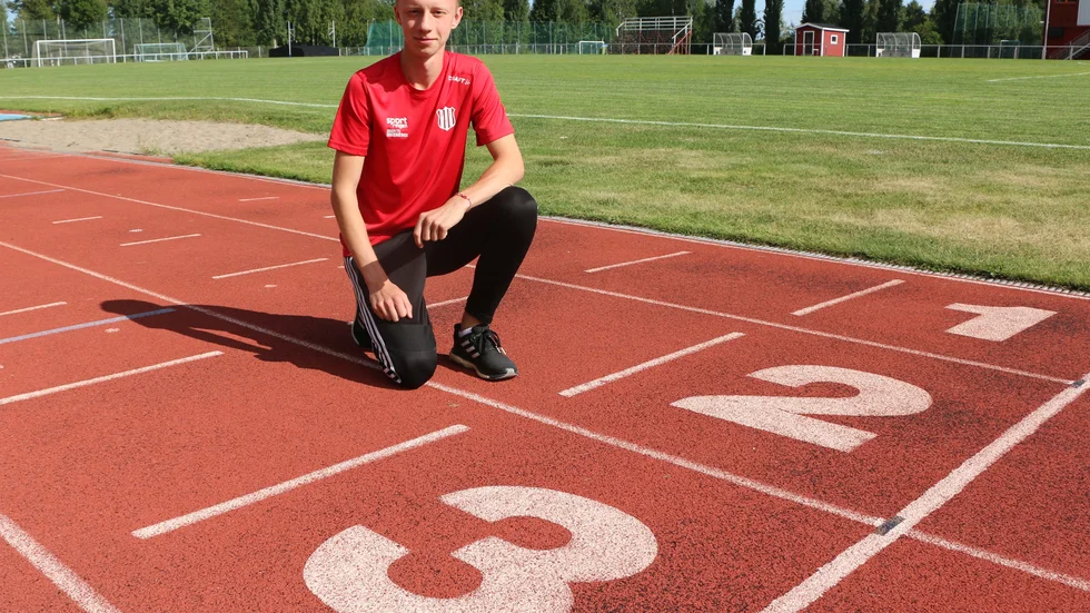 Felix Ridderstråle, Piteå IF, tog brons i USM och är uttagen till ungdomsfinnkampen i september.