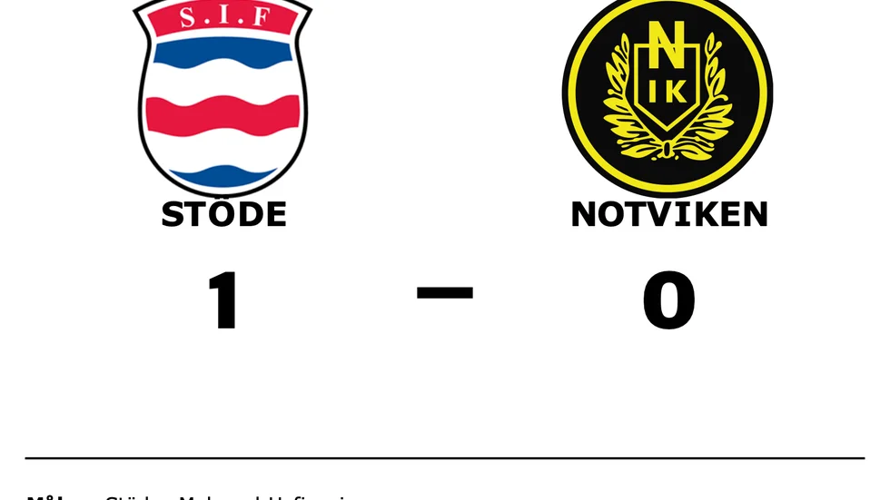 Stöde vann mot Notviken