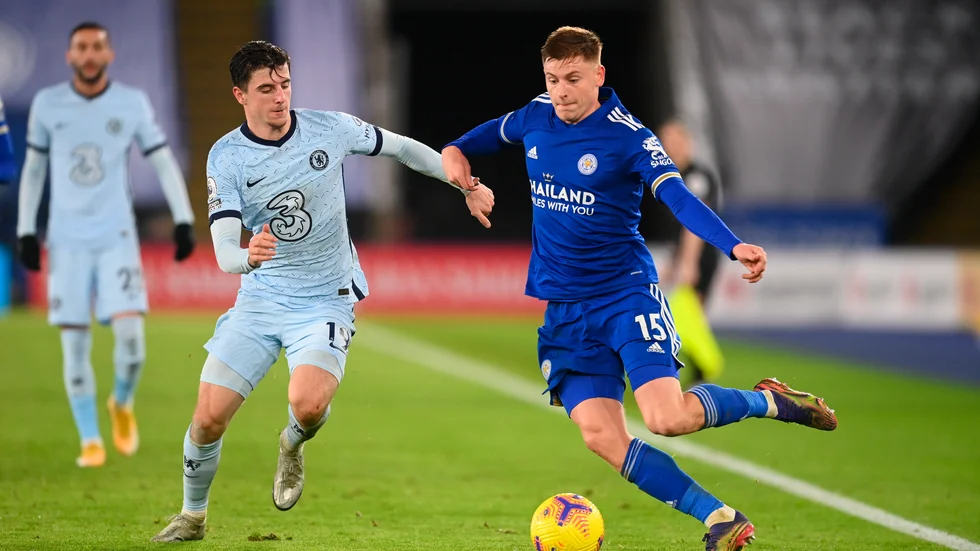 Chelsea mot Leicester i lördagens FA-cupfinal. Arkivbild.