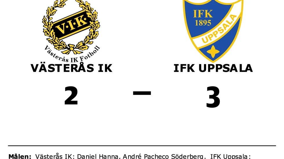 Västerås IK förlorade mot IFK Uppsala