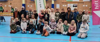 Vinnarna av VO-joggen prisades i Sporthallen