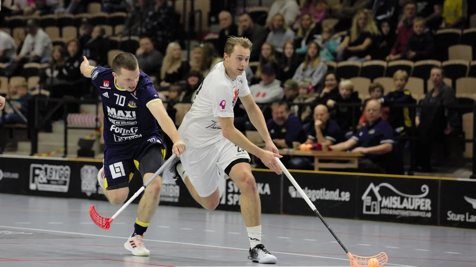 Martin Roos och Visby IBK fick mycket att stå i mot ett heltaggat Gävle. Gästerna vann med 7-4 i Ica Maxi arena.