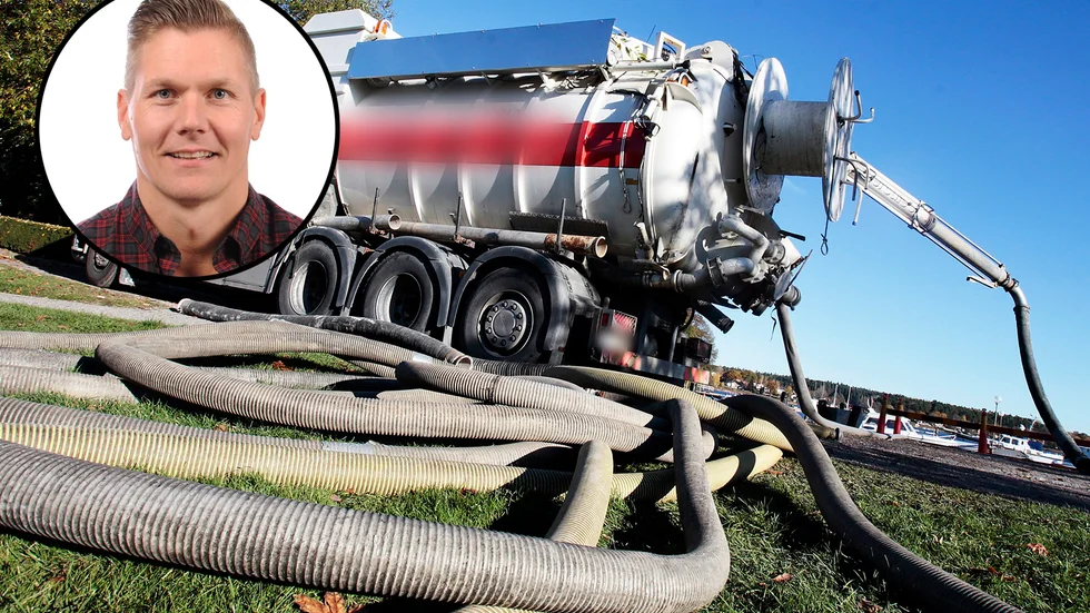 "Vi kommer inte hem till fastighetsägare och underhållsspolar mot betalning, vi jobbar inte alls på det viset", menar Andreas Bander, distributionschef på vatten och avlopp EEM.