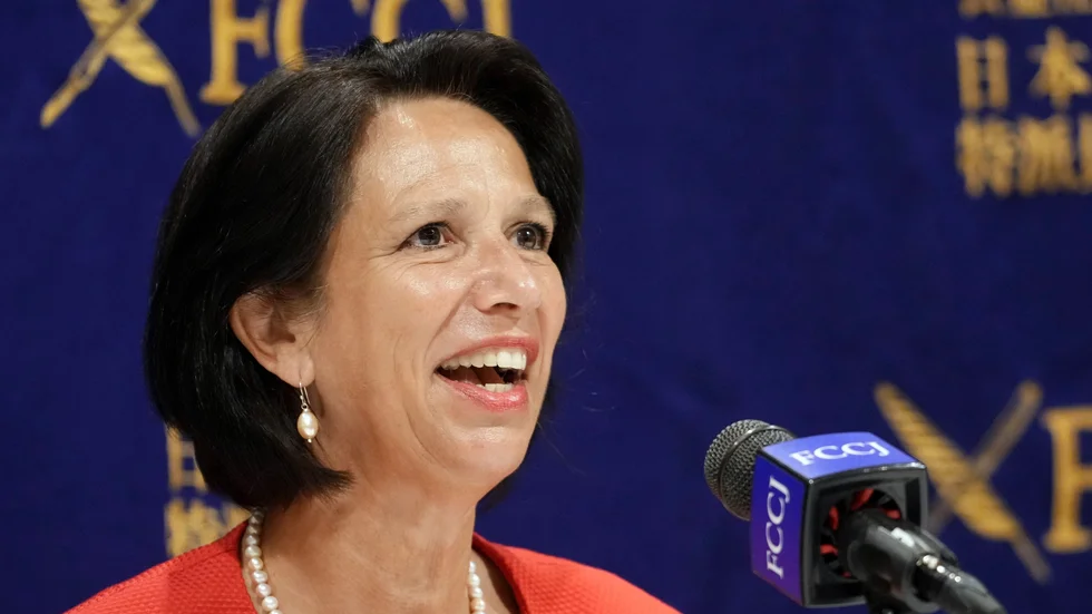 FN:s särskilda sändebud till Myanmar, Christine Schraner Burgener. Arkivbild.