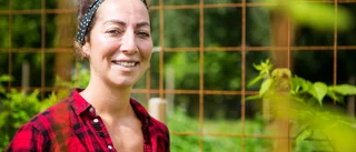 Succé för ny gårdsbutik och kafé – Mikaela odlar, bakar och renoverar: "Jag har ett annat företag, men där är jag bara vd nu"