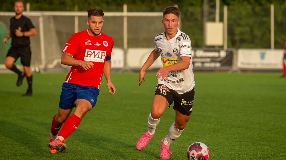 Maifs Alem Nezirevic gjorde en stark insats mot Karlslund på onsdagskvällen. Kanske taggad av de positiva ryktena kring honom, om intresserade storklubbar.