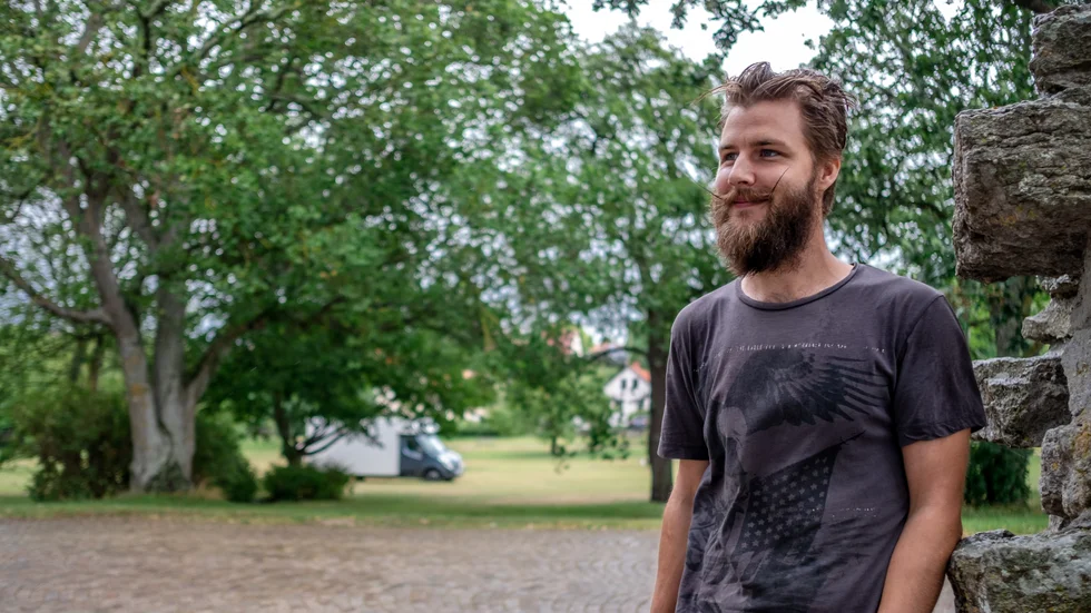 John Friederich är glad över att Medeltidsveckan äntligen är tillbaka. "Visby är den perfekta platsen för en medeltida stadsfestival", berättar han.