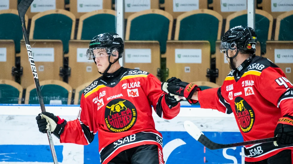 Nyförvärvet Julius Honka stod för ett klassmål i Luleå Hockeys första träningsmatch för säsongen.