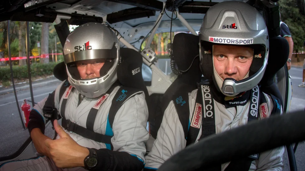 Jesper Elfver och Sebastian Johansson visade fin form i helgen.