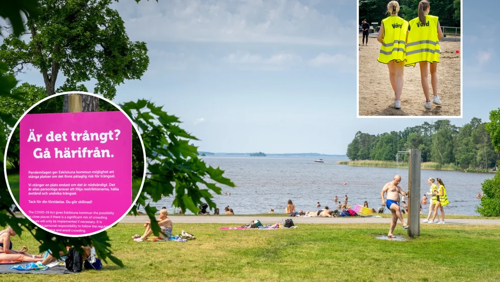 Kommunens badvärdar kommer att jobba hela sommaren på utsedda allmänna badplatser.