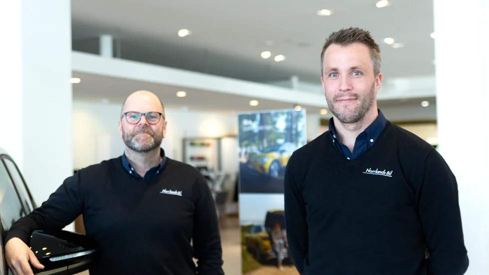 Mikael Bohman och Pontus Petterström, Norrlands Bil.