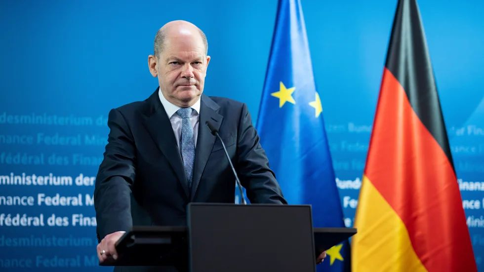 Tysklands finansminister Olaf Scholz räknar med att landets författningsdomstol inte ska stoppa EU:s stora coronastöd.
