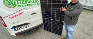 Wettergrens satsar på solceller: "När vi ändå är på taket kan vi även installera solceller"