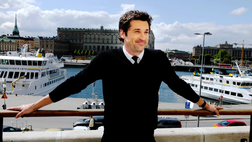 Skådespelaren Patrick Dempsey på ett besök i Sverige 2008. Arkivbild.