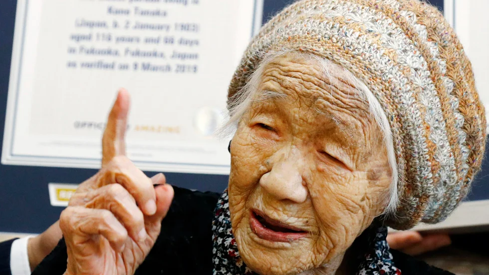 Kane Tanaka är den äldsta nu levande kvinnan, 118 år gammal. Arkivbild.