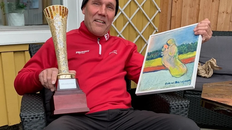 Göran Lindskog vinnare av IFK-golfen 2021.