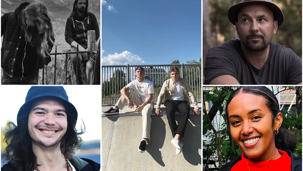 Norna, Josef Love, Folke Nikanor, Emil & Sven och Nadja Kasanesh har färska låtar att lyssna på.