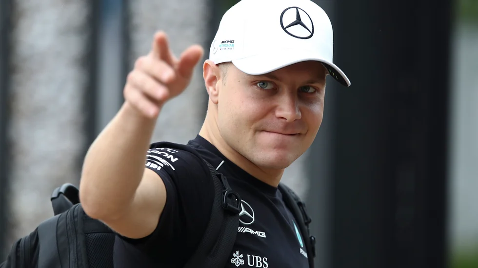 Valtteri Bottas tävlar på Pite havsbad. 