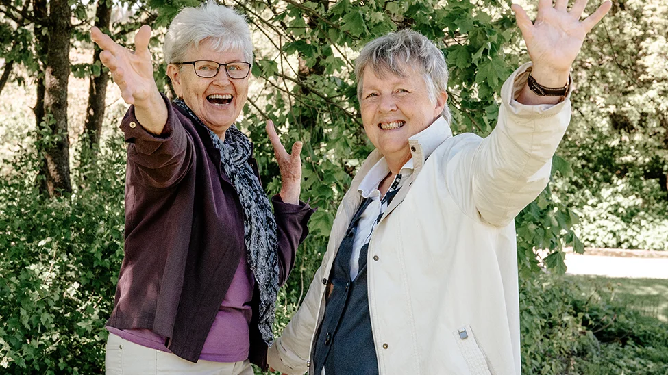 Elise Johansson och Lena Thorén, HRF Enköping.