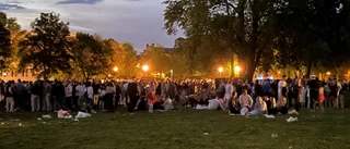 Stor folksamling i ekoparken – så var studentnatten