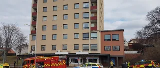 Kaffebryggare började brinna i lägenhet