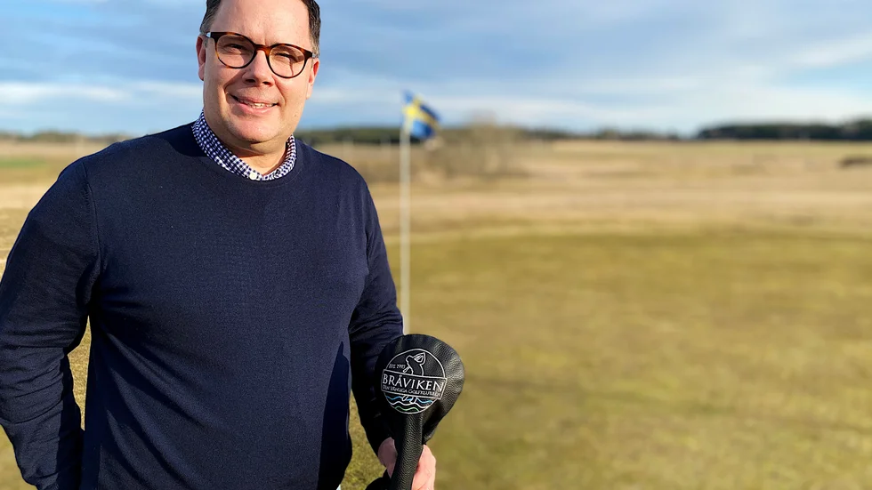Fredrik Eriksons nya hemmaplan: Bråvikens GK. 1 mars efterträdde 48-åringen från Nybro Janne Monier som klubbchef.