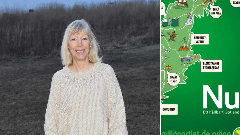 Mie Nilsson, Kappelshamn, är ny ordförande för MP Gotland.