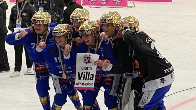 Det var Villa-Lidköping som vann damernas SM-final i bandy mot Västerås SK som spelade inför tomma läktare i Recoverhallen på lördagen.