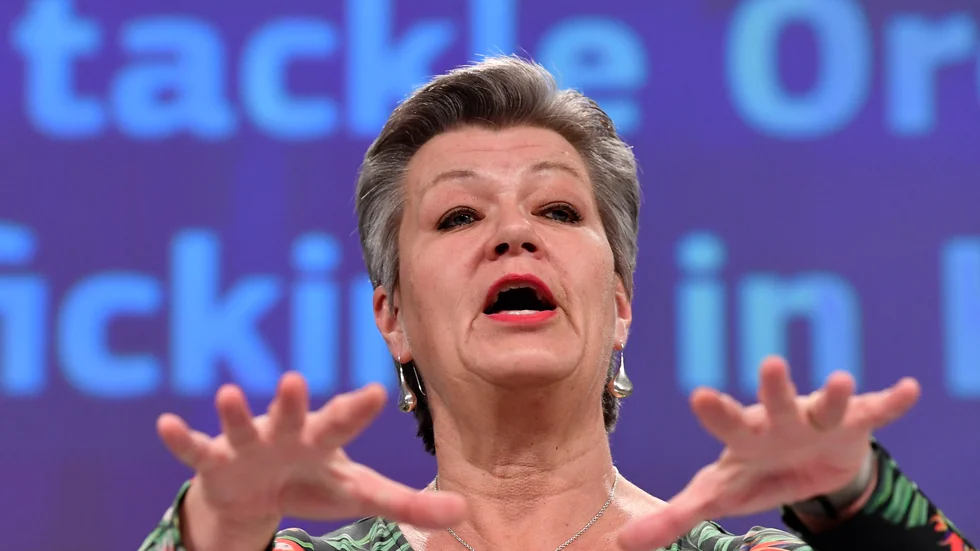 EU:s inrikeskommissionär Ylva Johansson har lagt fram nya strategier för kampen mot organiserad brottslighet och människohandel.