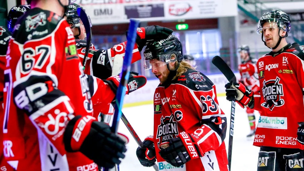 Storfavoriten Boden föll igen i första matchen i slutspelet. 