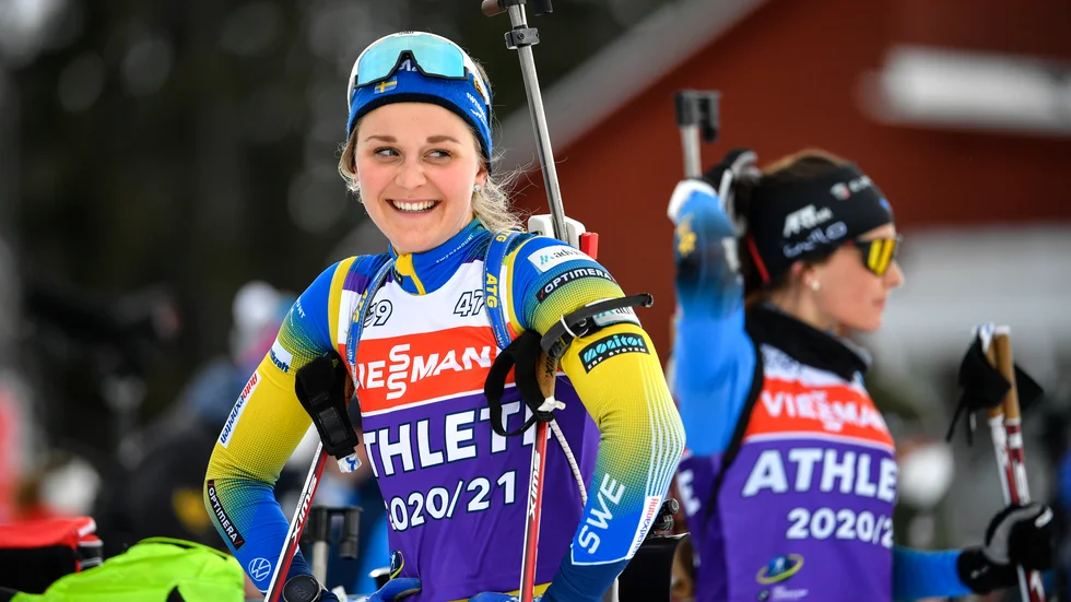 Stina Nilsson har fått en smakstart på livet som skidskytt i världscupen.