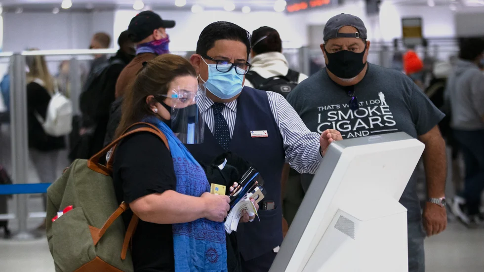I fredags flög över 1,3 miljoner resenärer från amerikanska flygplatser, den högsta siffran på ett år.