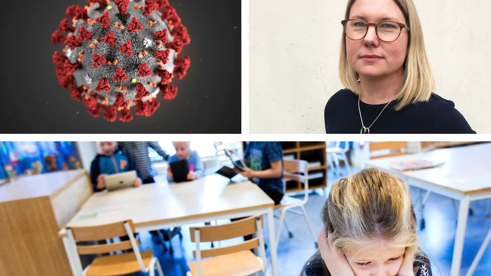 Åsa Strömberg, ansvarig för elevhälsofrågor i Linköpings kommunen säger att kommunen bara kan gå ut med information när det finns minst tre bekräftade fall av covid på en skola.