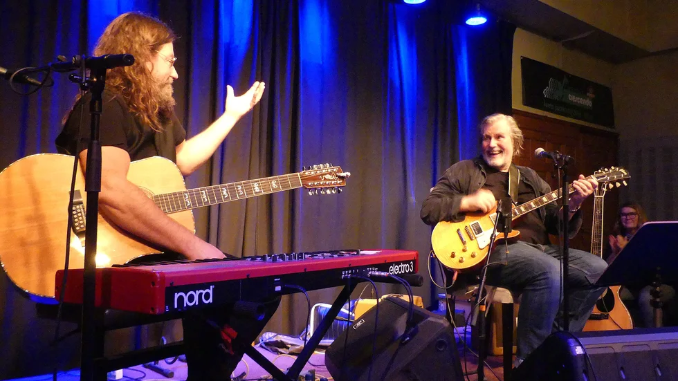 Roffe Wikström och Max Lorentz ett perfekt bluespar
