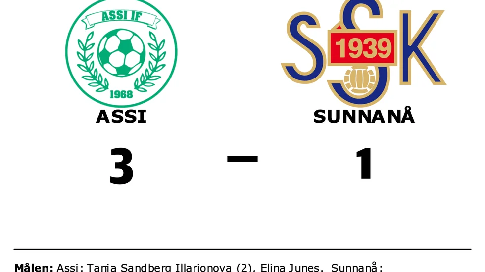Assi vann mot Sunnanå