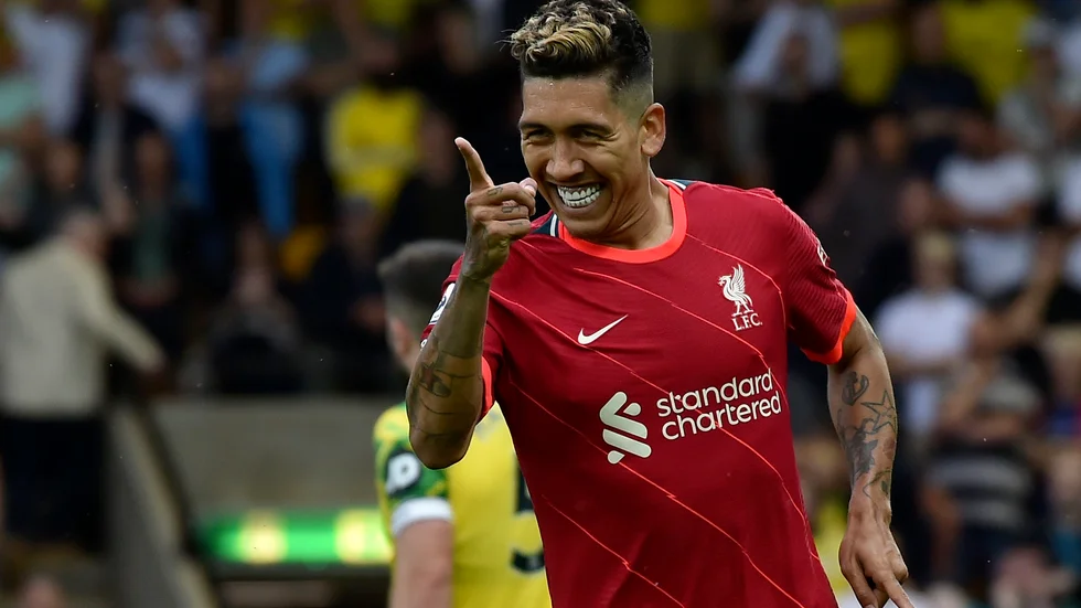Brasilianske Firmino får spela för Liverpool i helgen. Arkivbild.