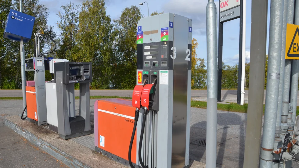 Automatstationen i Porjus har utsatts för skadegörelse.