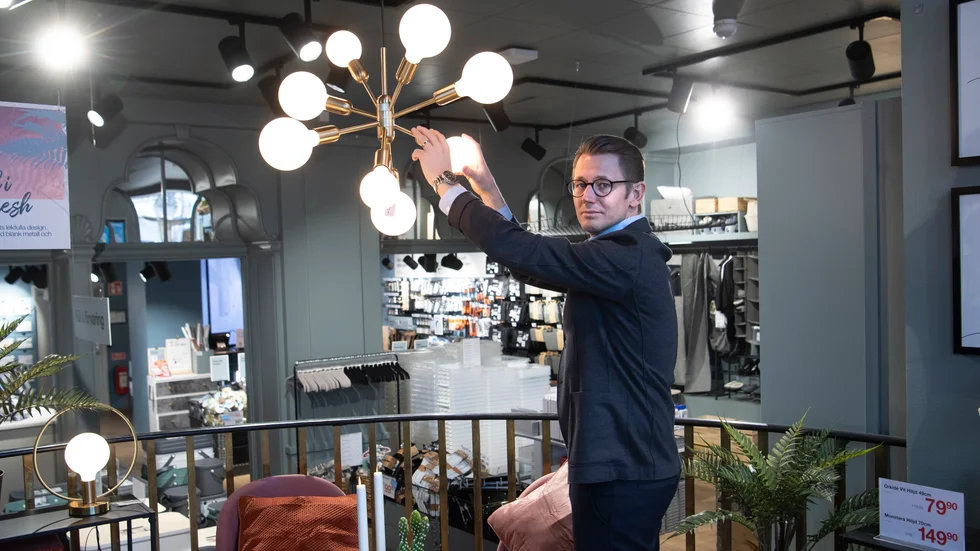 Kristofer Tonström, vd för Clas Ohlson. Arkivbild.