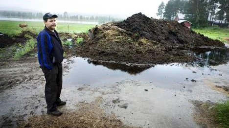 Miljööverdomstolen har nu avgjort tvisten i Orrbyn. Bonden Roger Larsson anmodas att bygga ut gödselplattan, men han slipper bygga ett hus över. FOTO: Kurt Engström