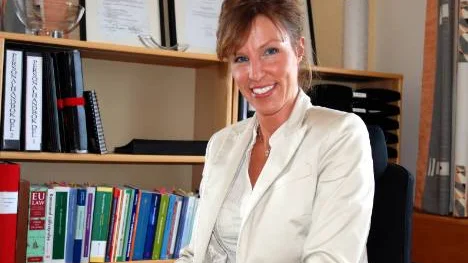 Ulrika Nilsson trivs i sin nya miljö. FOTO: K-L SUNDQVIST