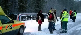 Barn i bussolycka fysiskt oskadda