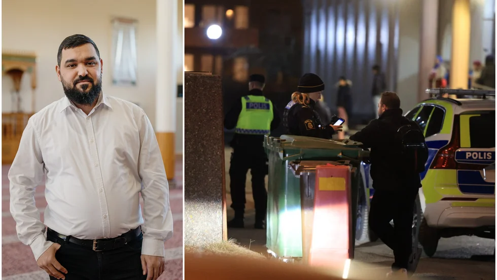 Bråket ledde till en stor polisinsats under kvällen. Yaser Abu-Jheisheh är vice ordförande i Islamiska föreningens styrelse.