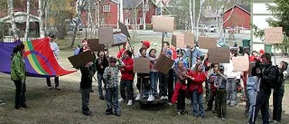 Skolbarnen protesterade - men det var förgäves