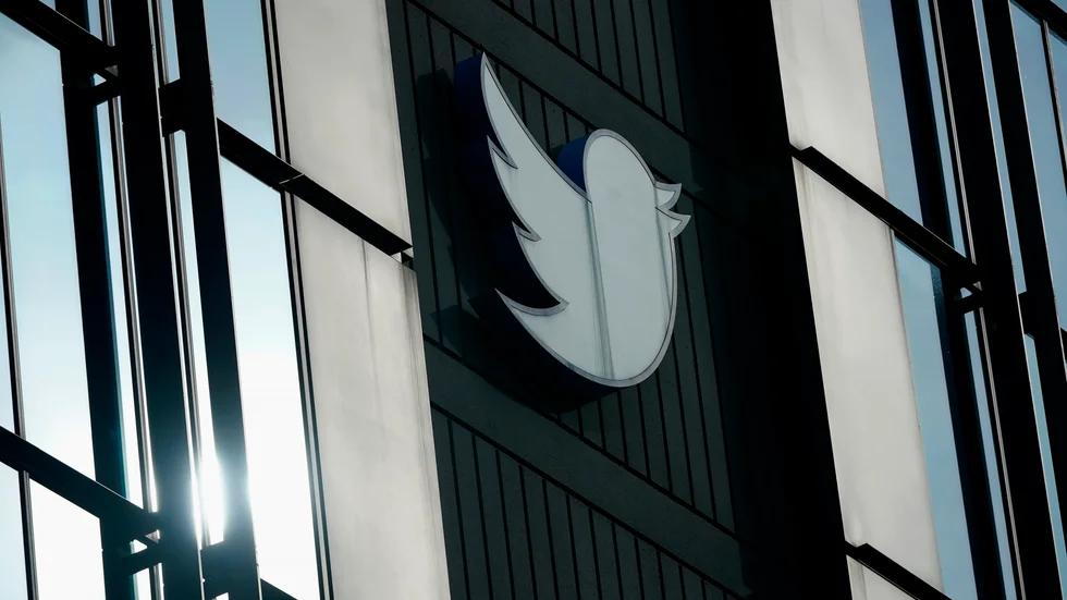 Arkivbild på Twitters kontor i San Francisco.